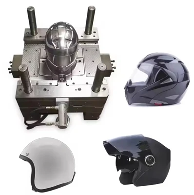 How to install the helmet mold?
