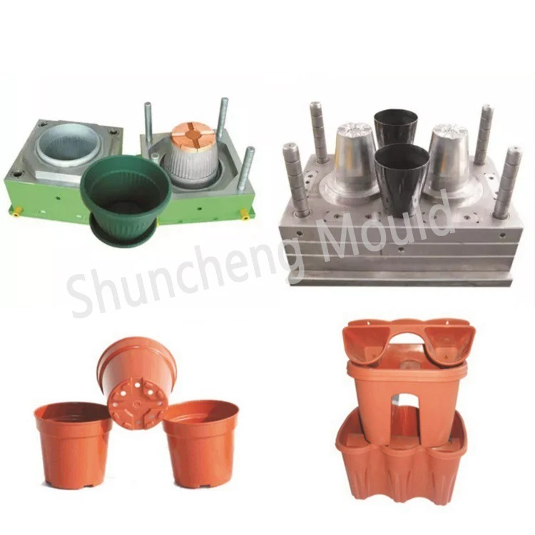 Plastic Flower Pot Injection Mold Plastic Flower Pot Injection Mold
