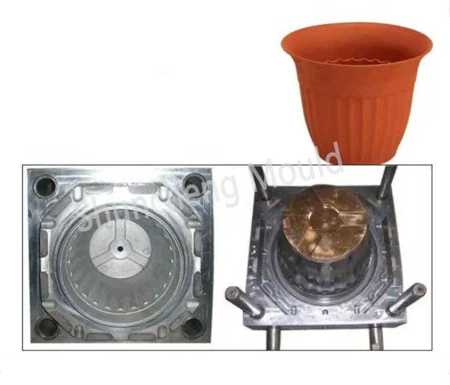 Plastic Flower Pot Injection Mold Plastic Flower Pot Injection Mold