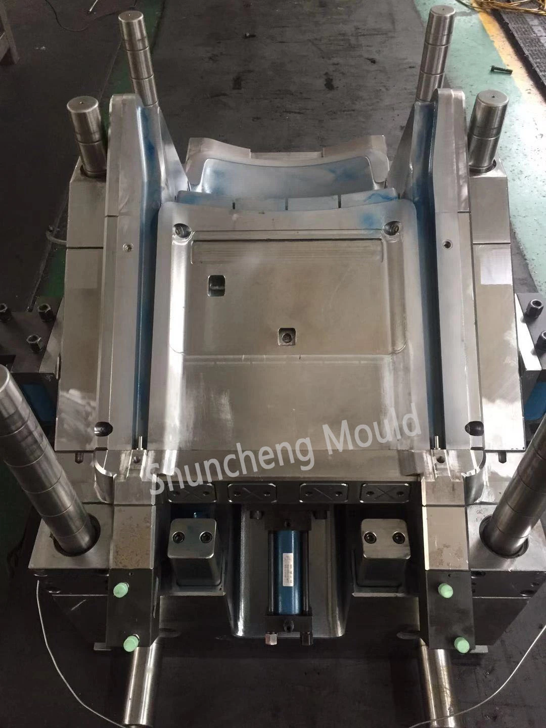 Plastic Gas assisted chair mould 2