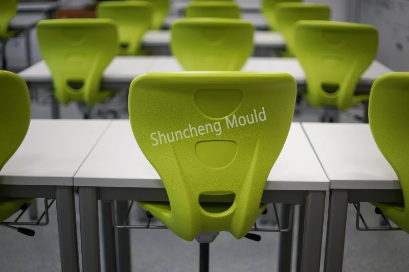 Plastic gas-assisted chair 4 Plastic gas-assisted chair 4