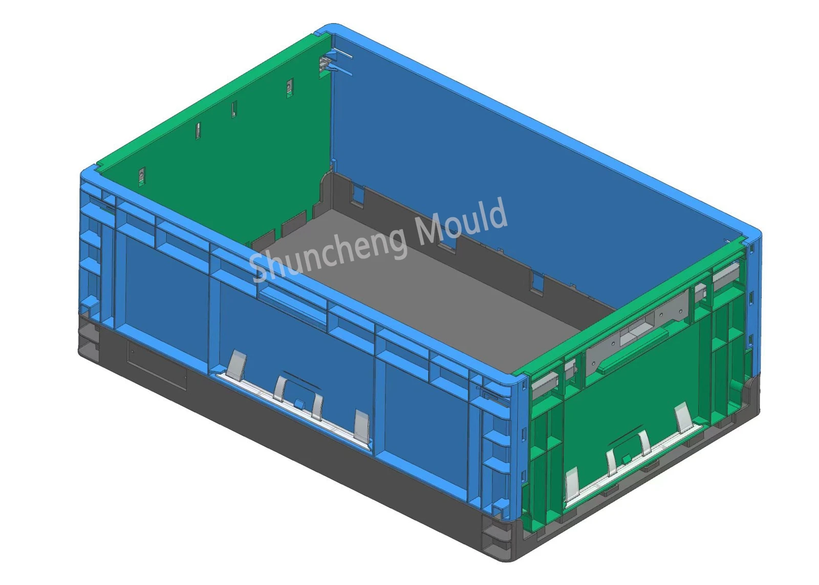 Plastic Folding Box Mould 6