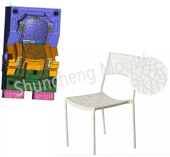 Plastic Transparent Chair Mould 4