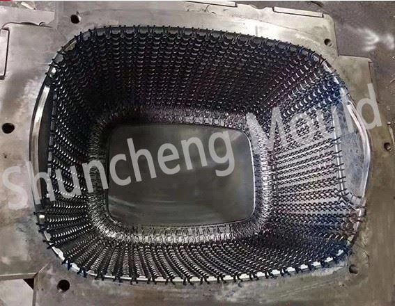 Rattan Laundry Basket Injection Mould
