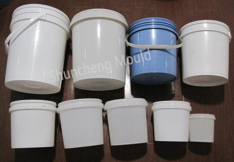 Various Sizes Plastic Paint Pail Injection Mold Various Sizes Plastic Paint Pail Injection Mold